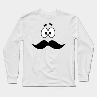 Moustache Long Sleeve T-Shirt